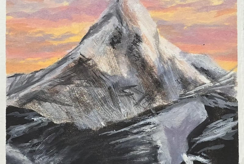 Snowy mountain