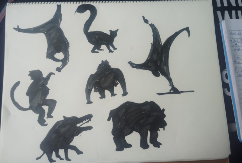 Different silhouettes