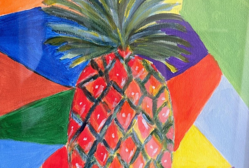 My project – pineapple painting
