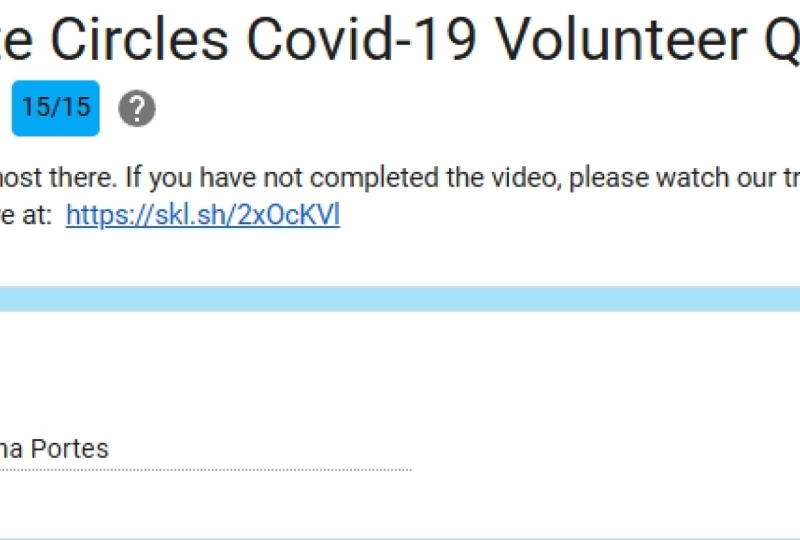 Completed quiz