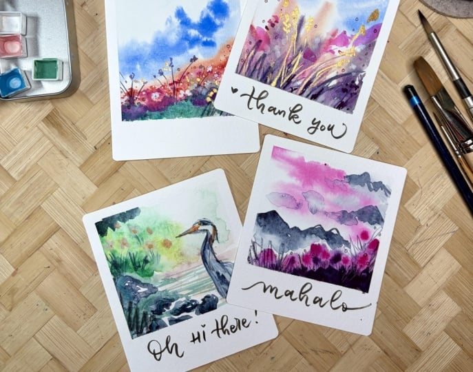 Say it with a polaroid