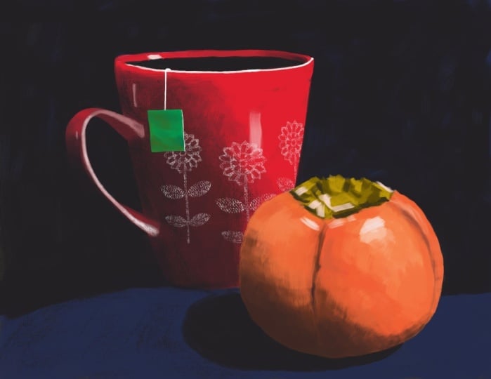 Persimmon and Tea