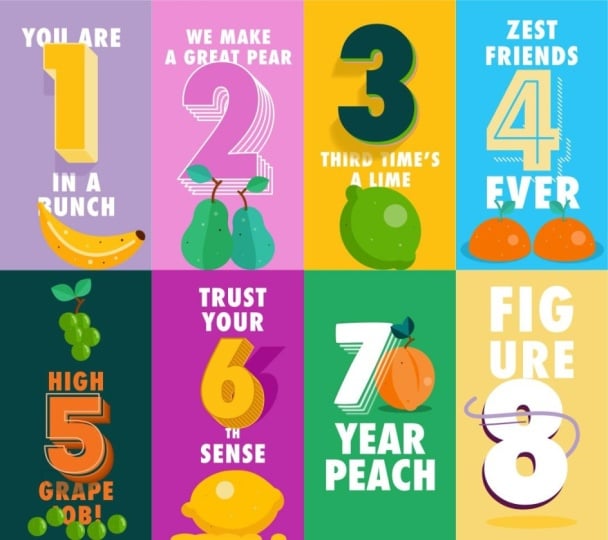Make Fruit Move: 1 to 8