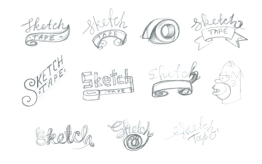 Sketch Tape Logo Skillshare Projects