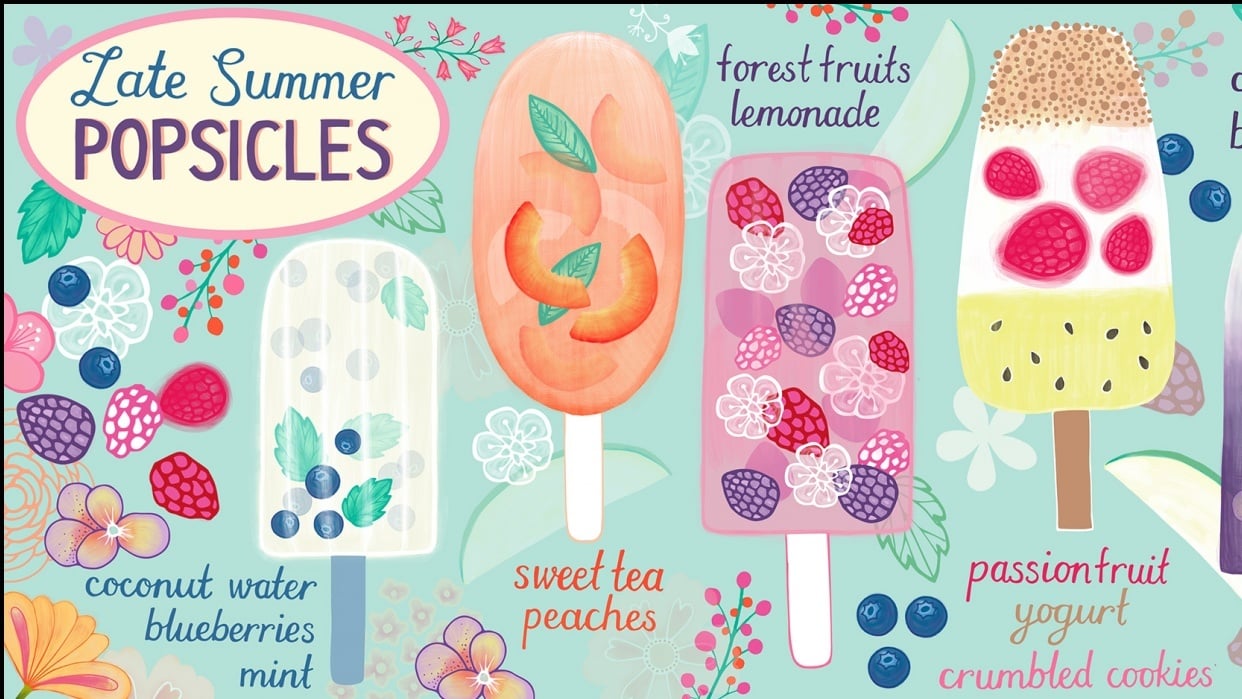 Late Summer Popsicles - student project