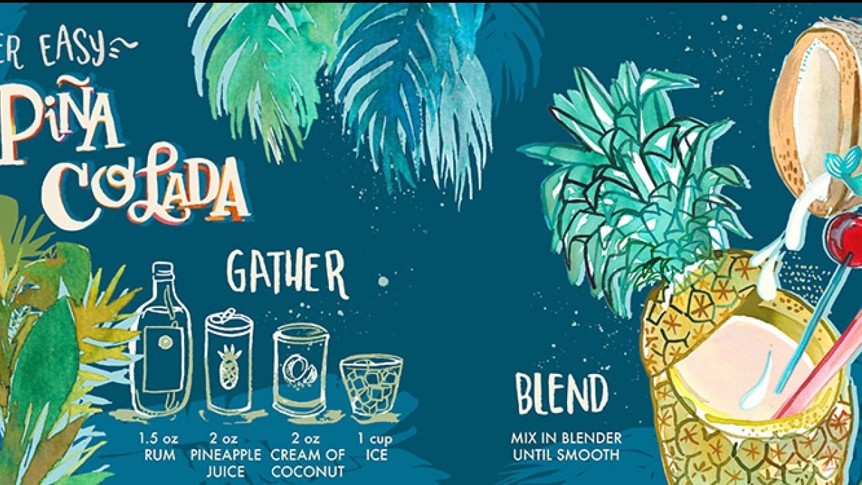 Super Easy Piña Colada - student project