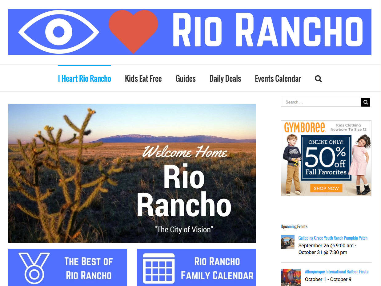 My blog/website - student project