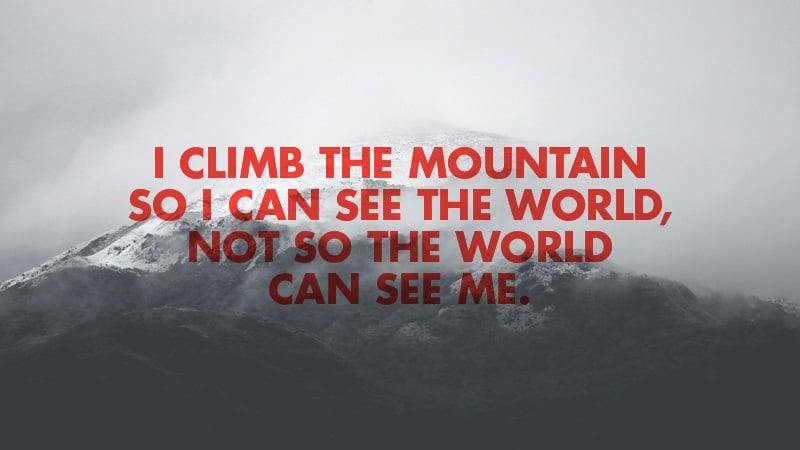 Up the Mountain - student project