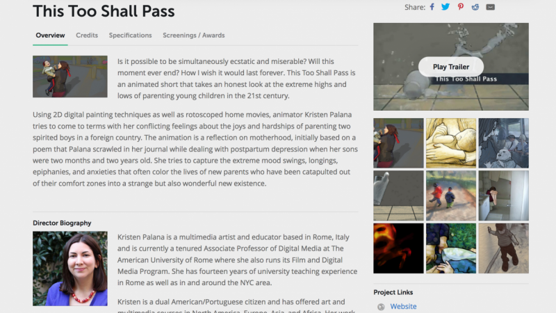 My Animation's Film Page at FilmFreeway.com (This Too Shall Pass)