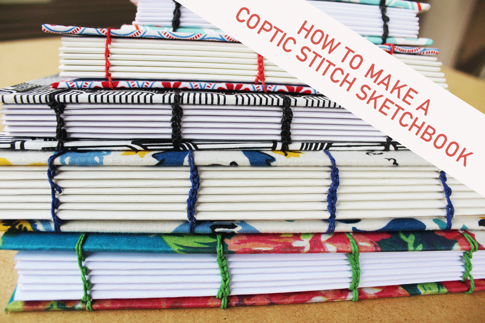 Make a Coptic Stitch Sketchbook - student project
