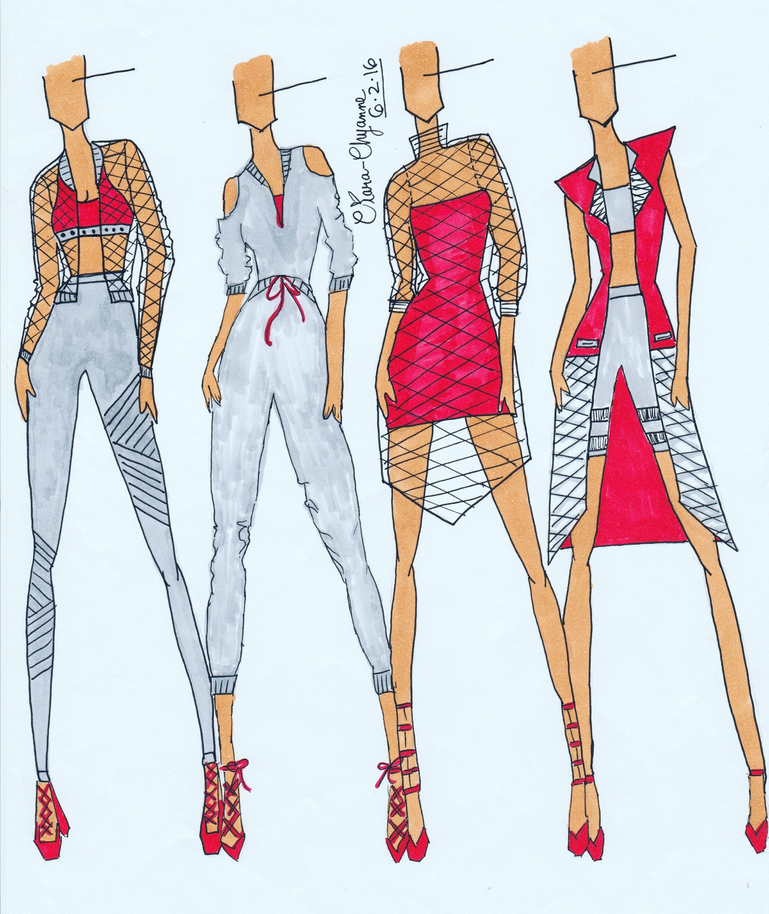 Athleisure @Ciara_Chyanne - student project