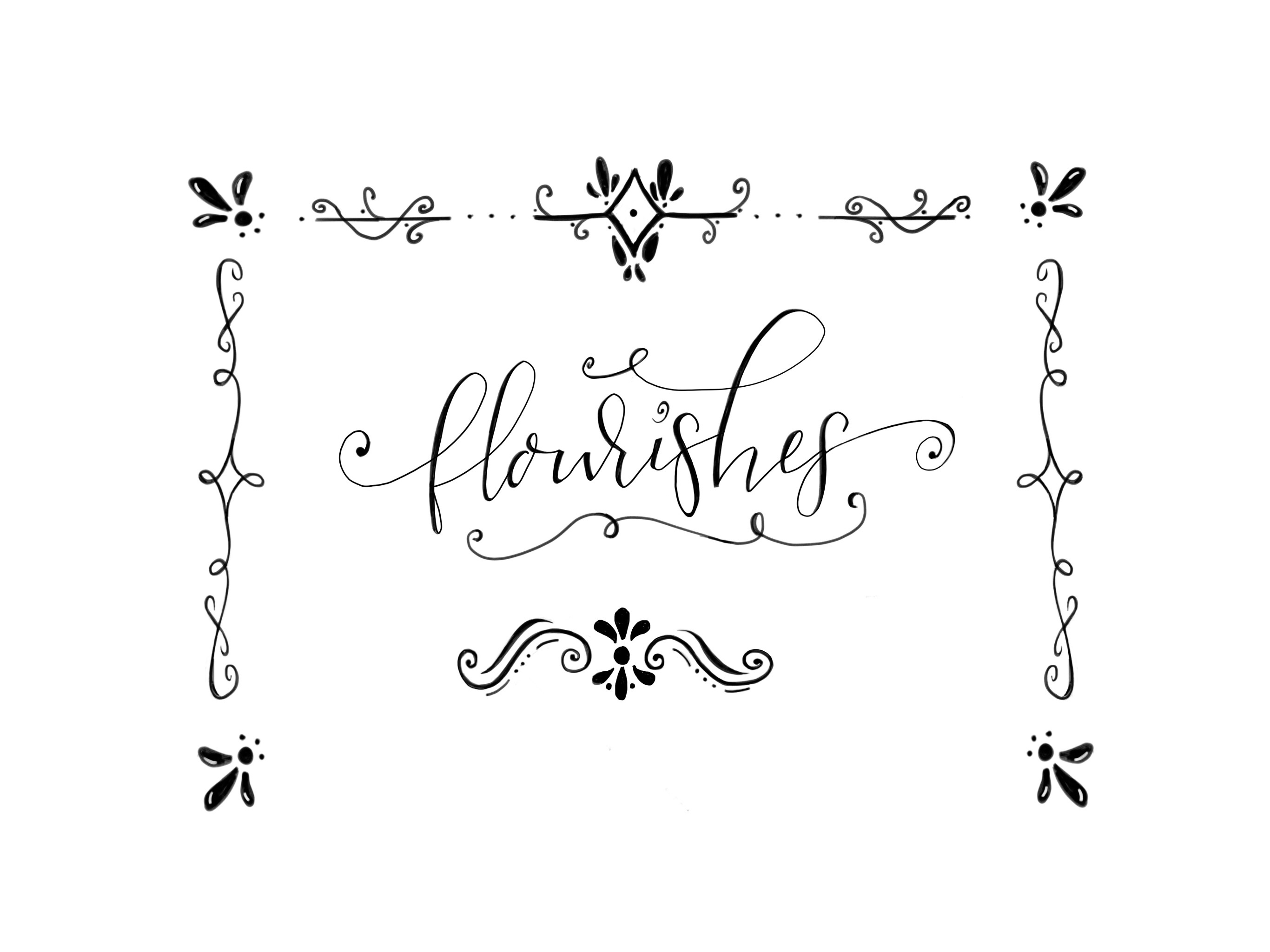 Flourishes on flourishes - student project