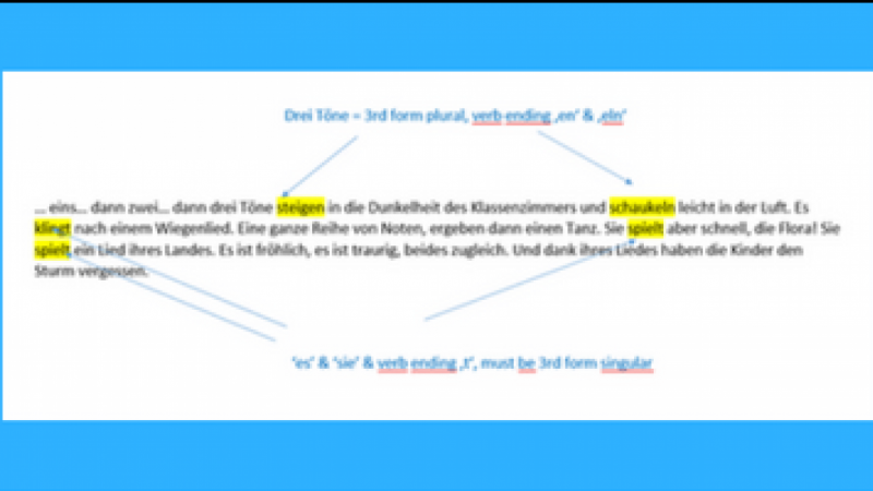 Another way to practise German grammar