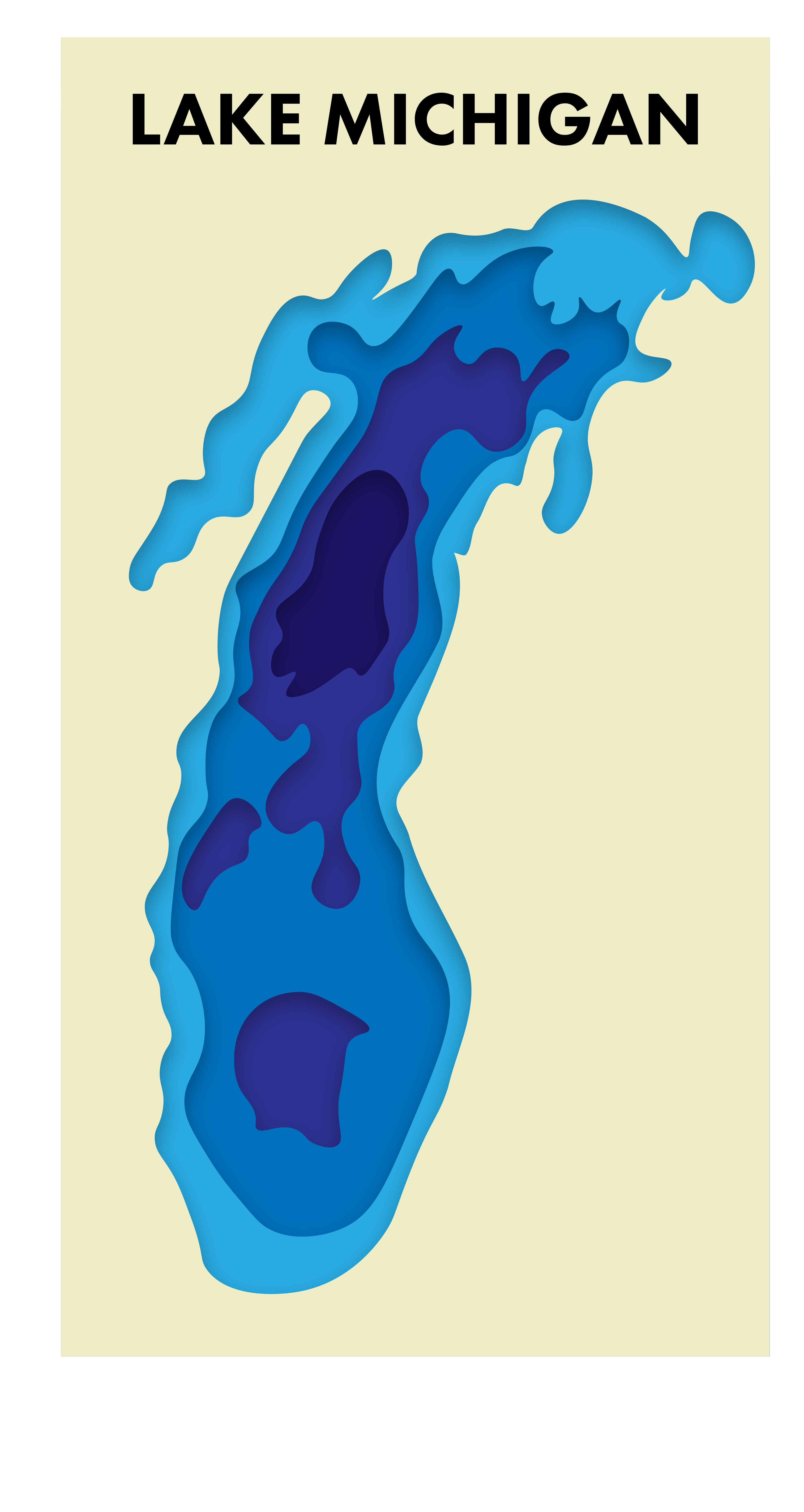 Lake Michigan Paper Cutout | Skillshare Projects