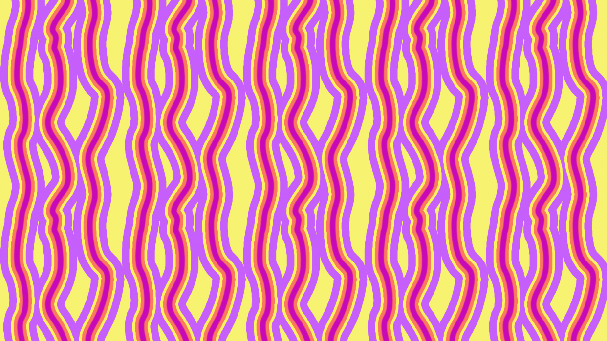 Candy lines and sunshine clouds - student project