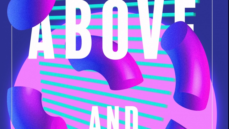 80s Vibe 3D Shapes Poster 80s Vibe 3D Shapes Poster