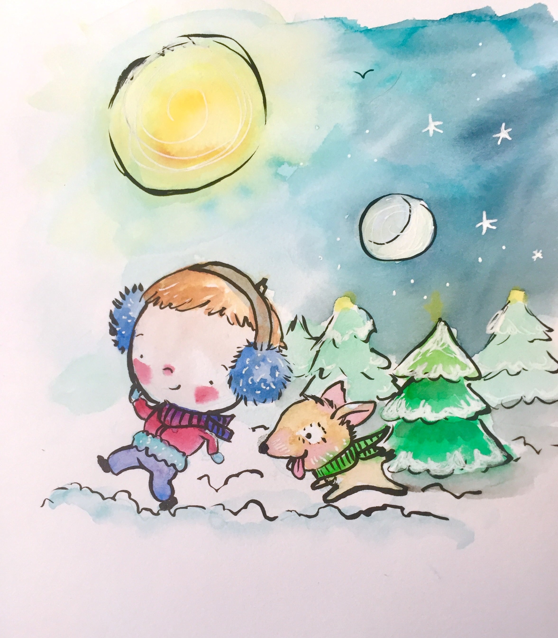 Cute Winter Solstice - student project