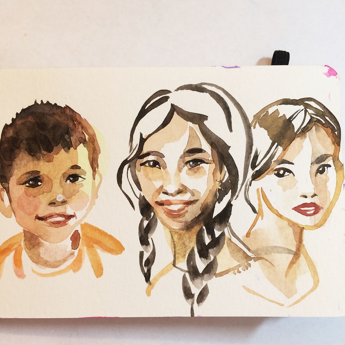 Attempting little faces...