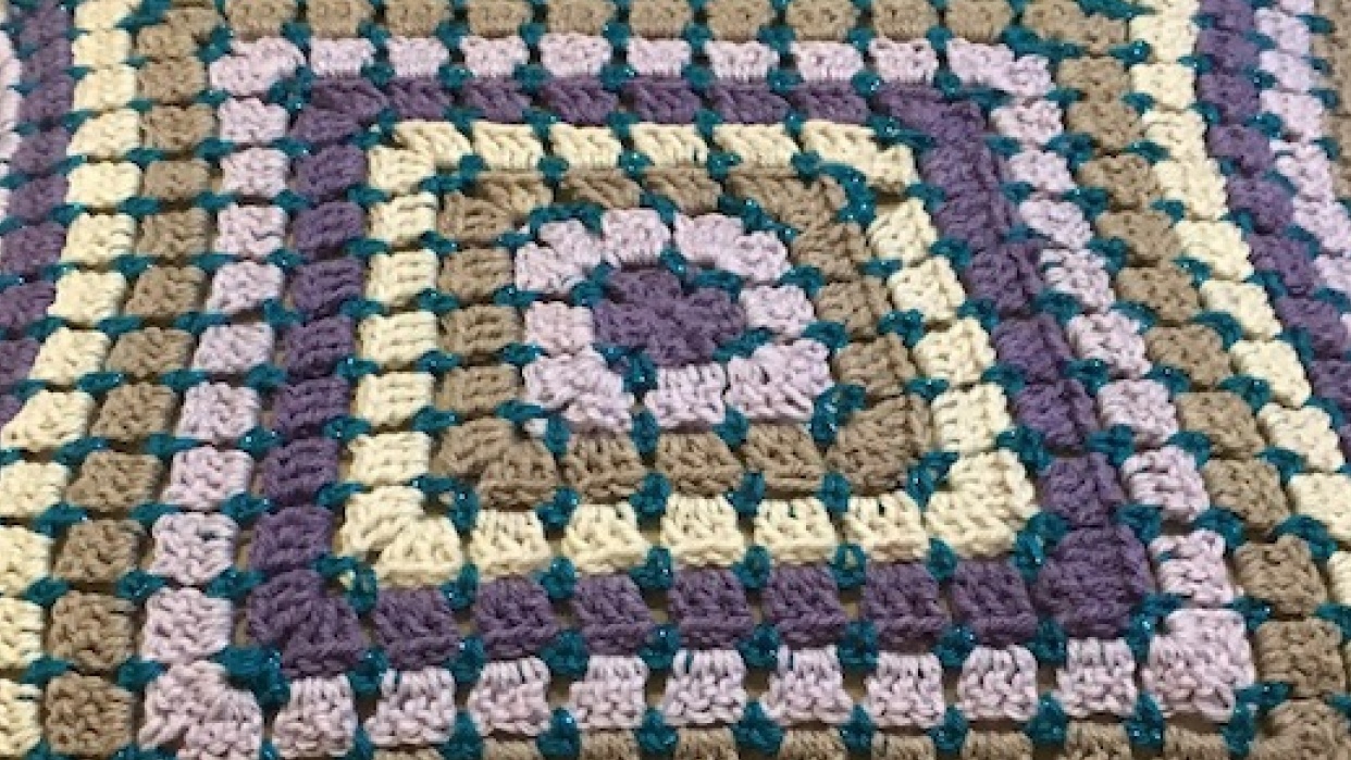 Gemma Blanket Finished - student project