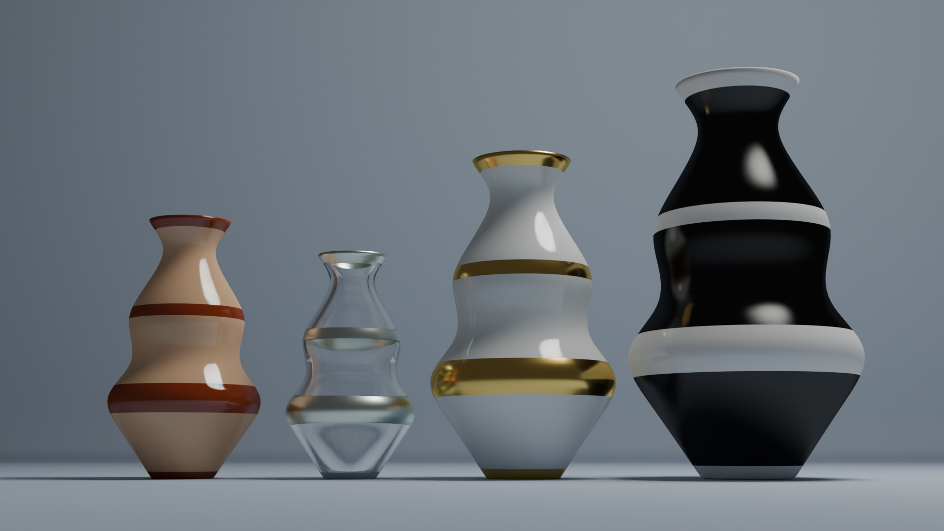 Quatre vases - student project