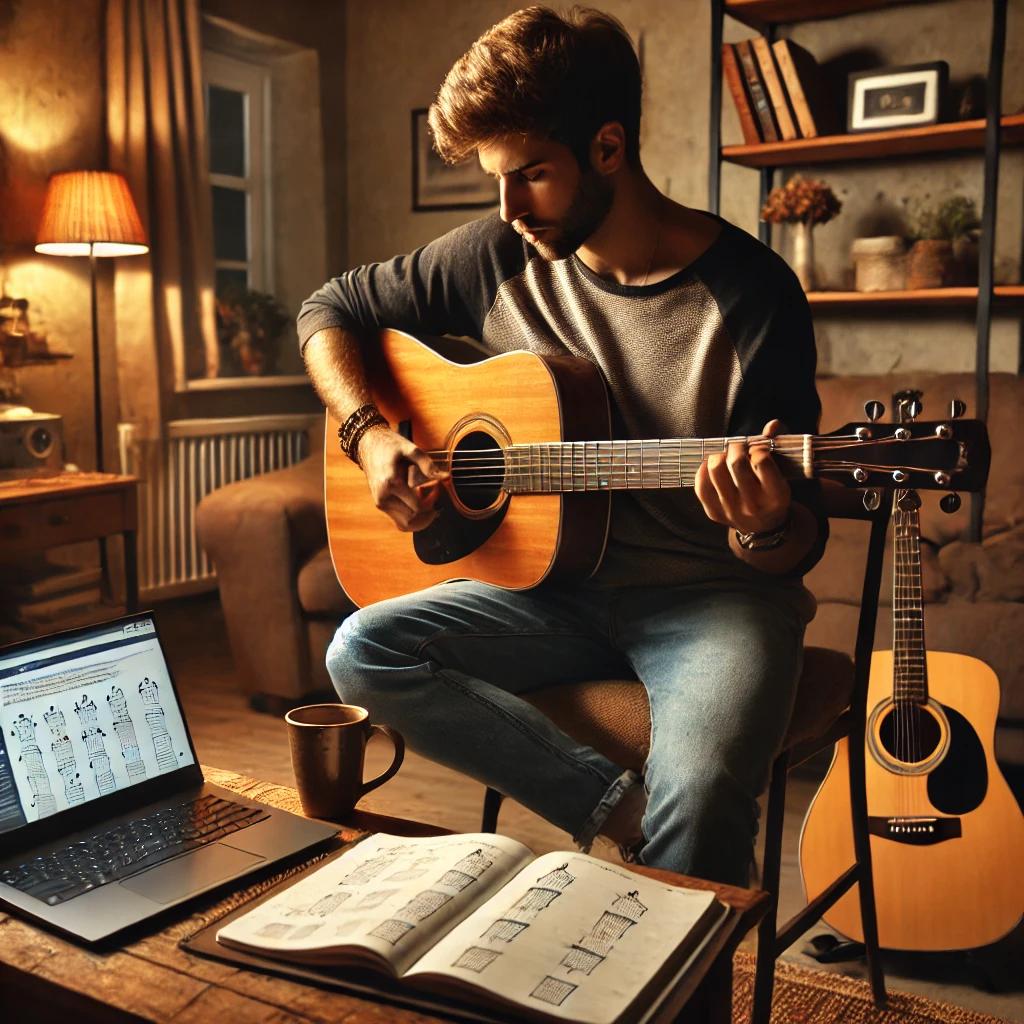 Beginner Guitar Learning Plan - student project