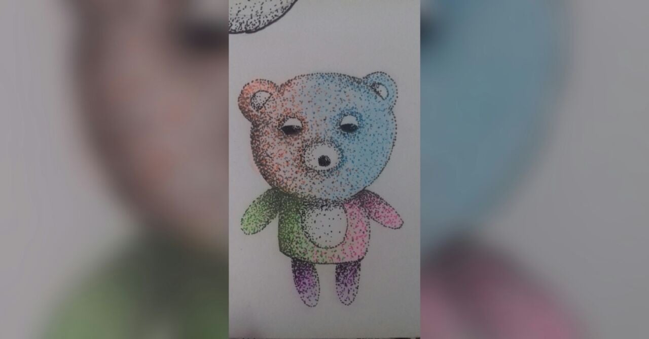 Colored Bear  - student project
