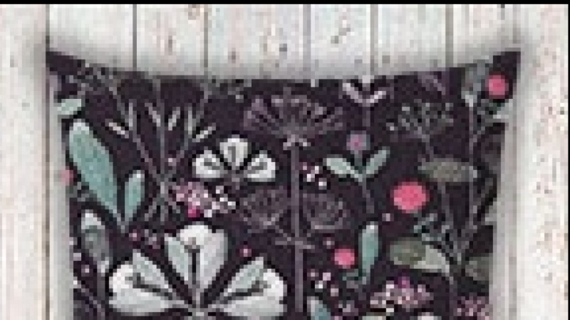 patterned pillow