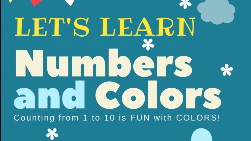 My First e-Book in KDP: Let's Learn Numbers and Colors