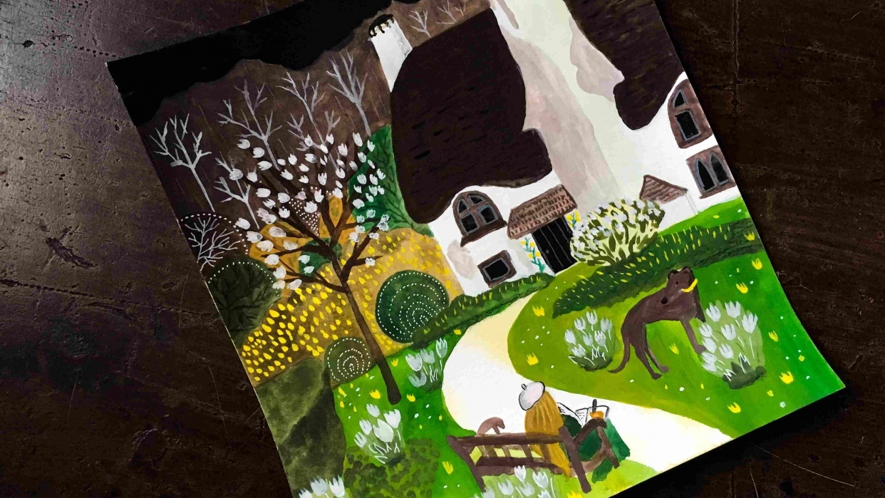 MODERN LANDSCAPE ILLUSTRATION: SAMPLE PROJECT - student project