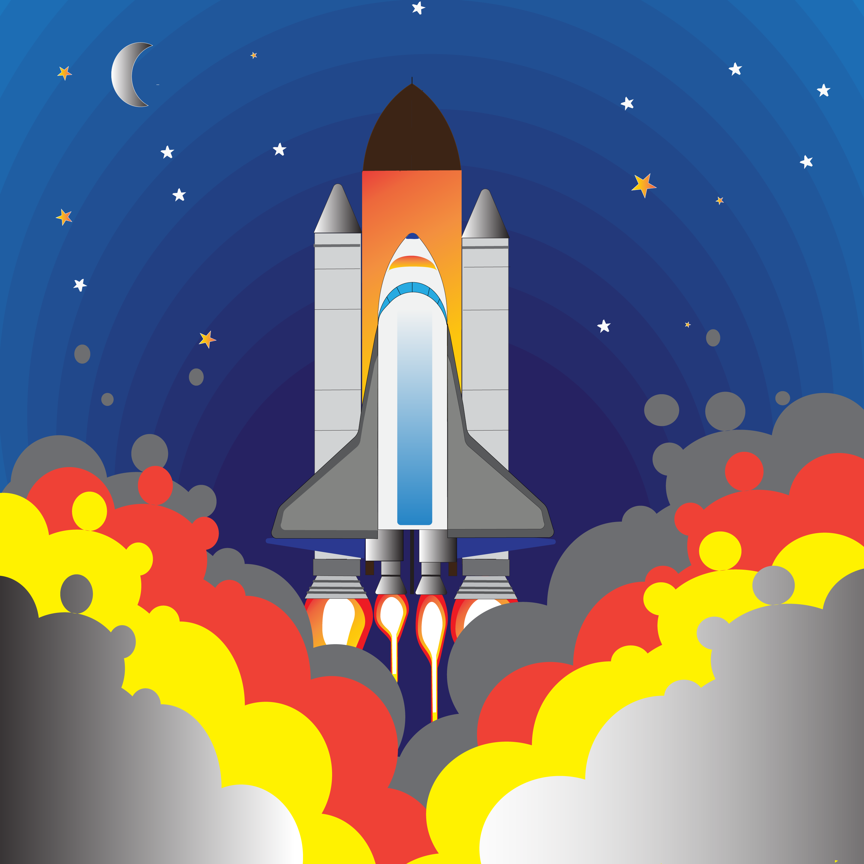Space shuttle launch