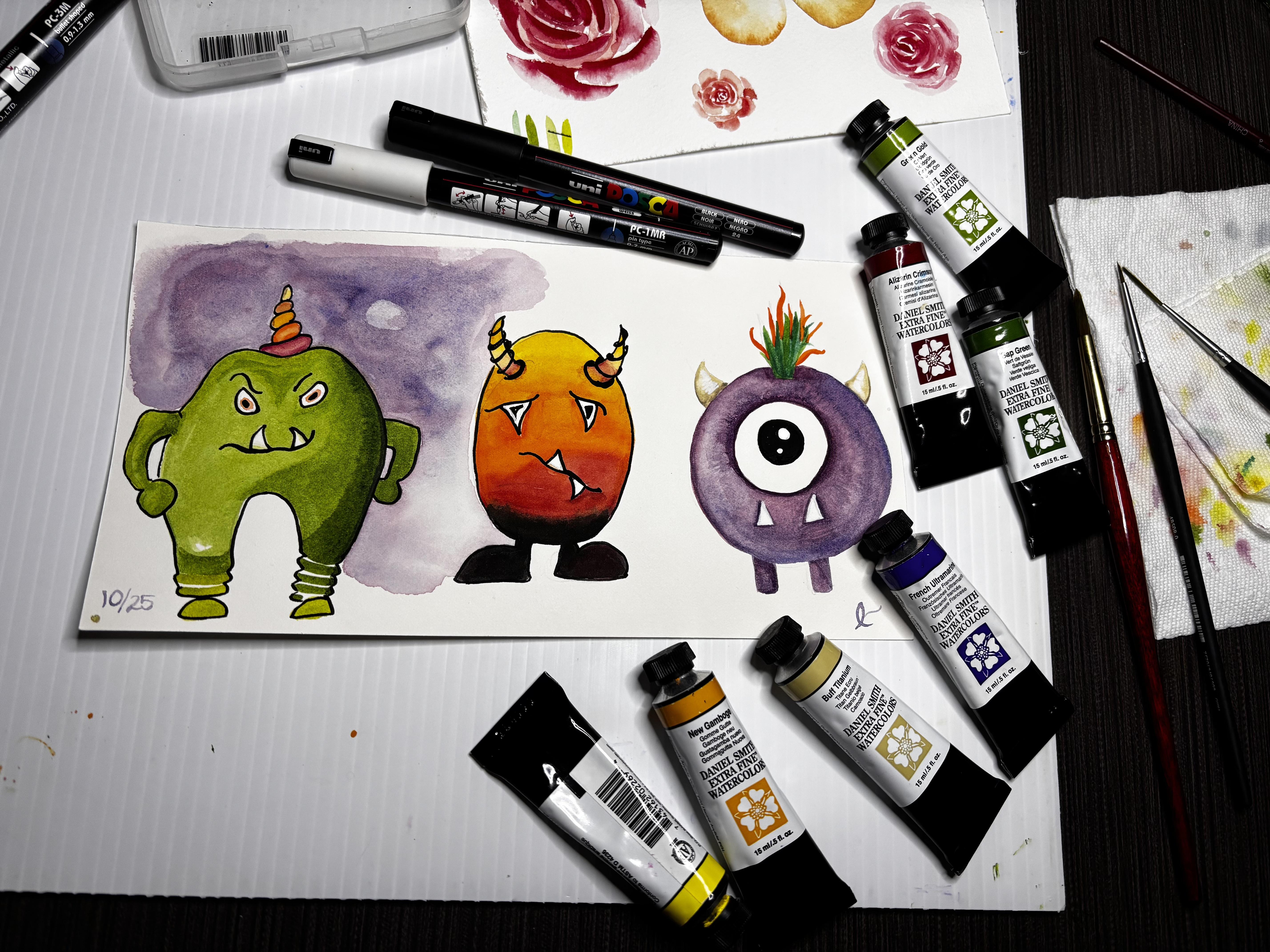Cute lil Monsters - student project
