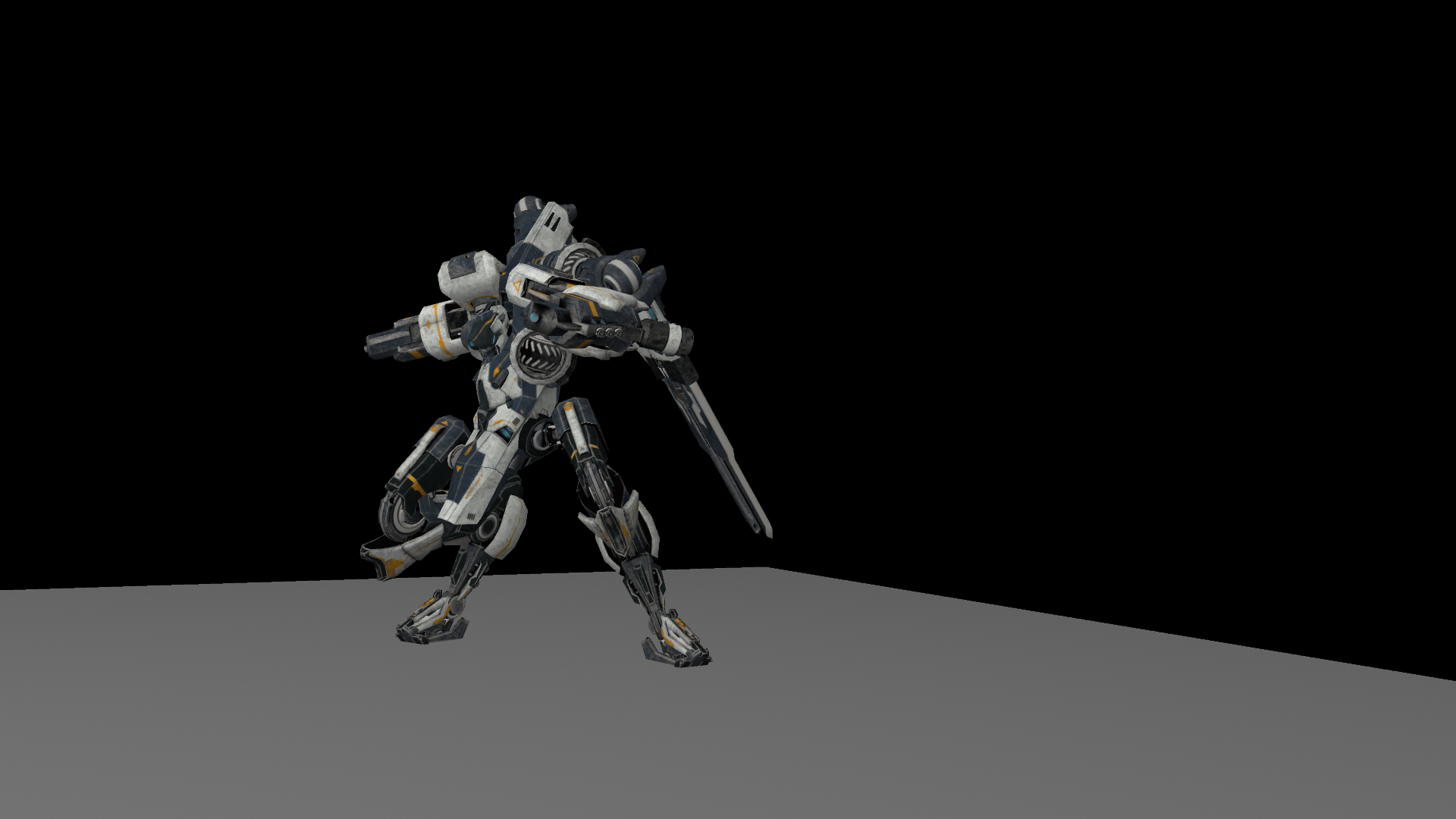 Mech animation set - student project