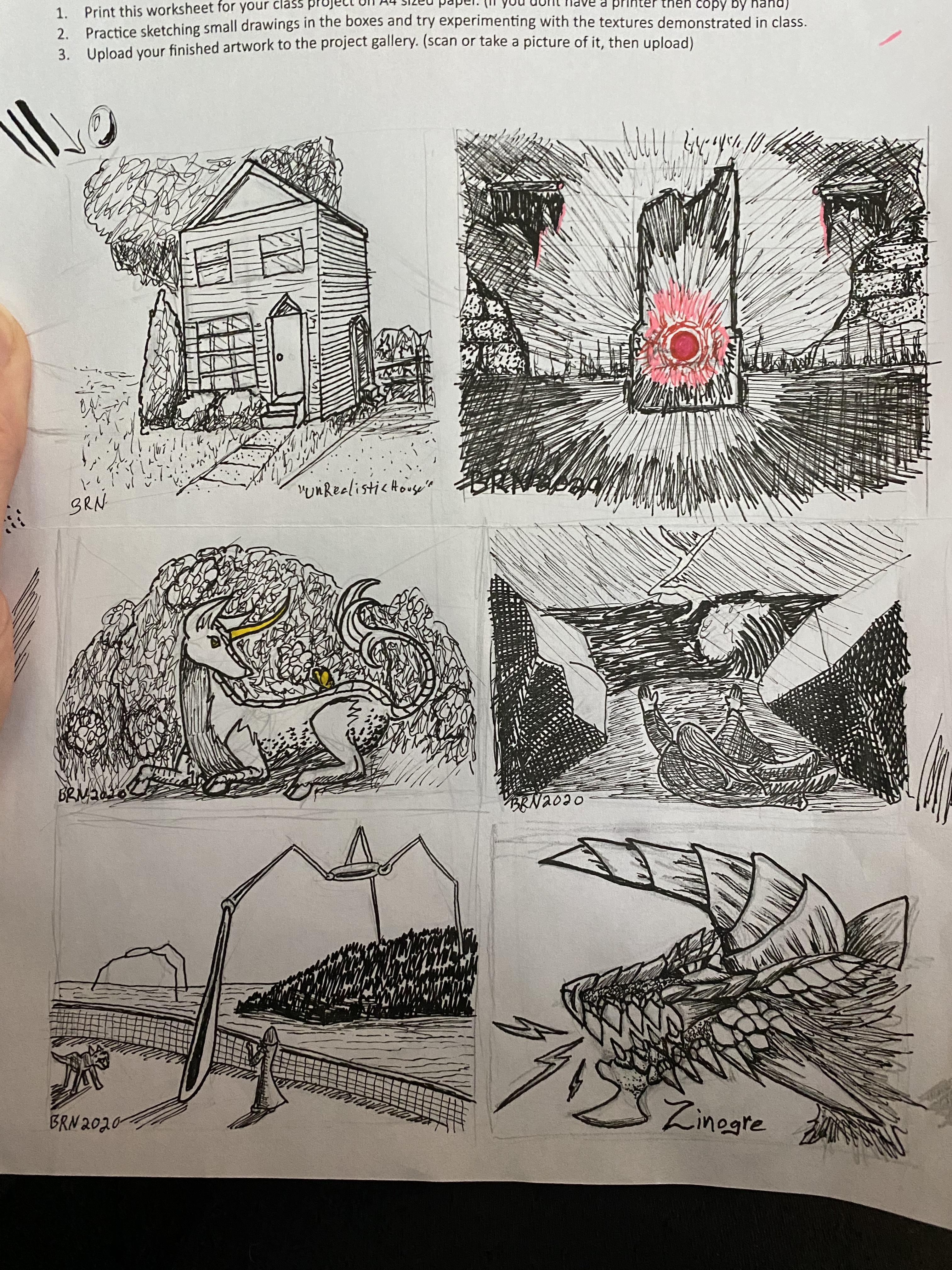 Exploring Texture And Storytelling Skillshare Projects