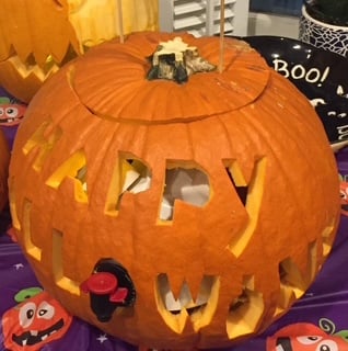 Happy HalloWine Dispenser - student project