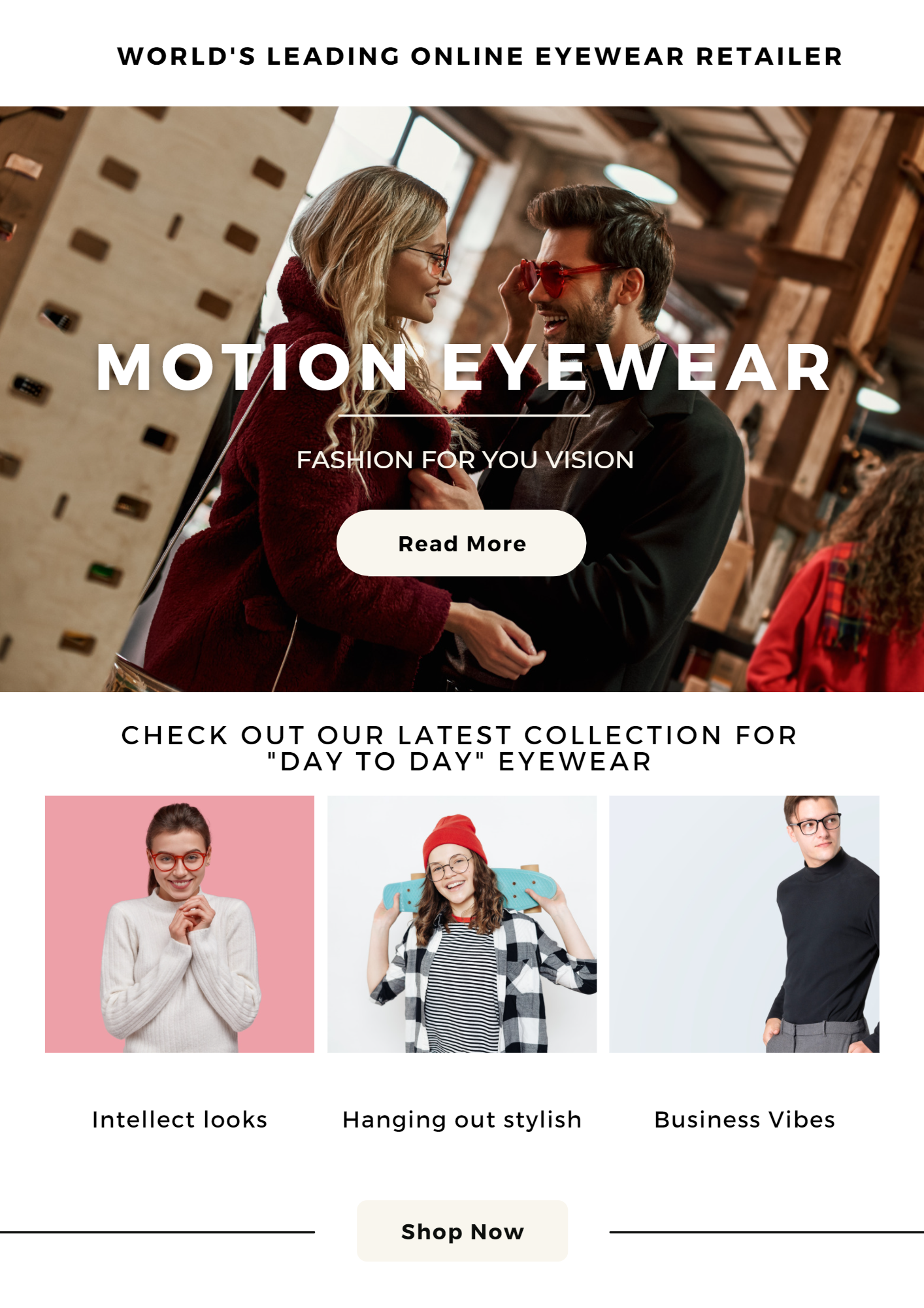 Smart Eyewear - Fashion for Vision - student project