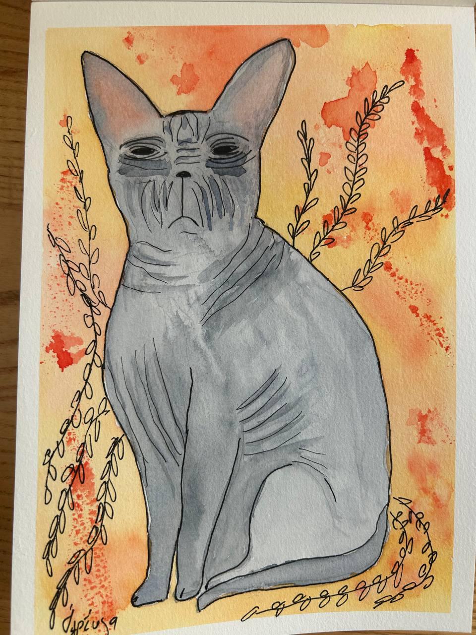 friend's cat - student project