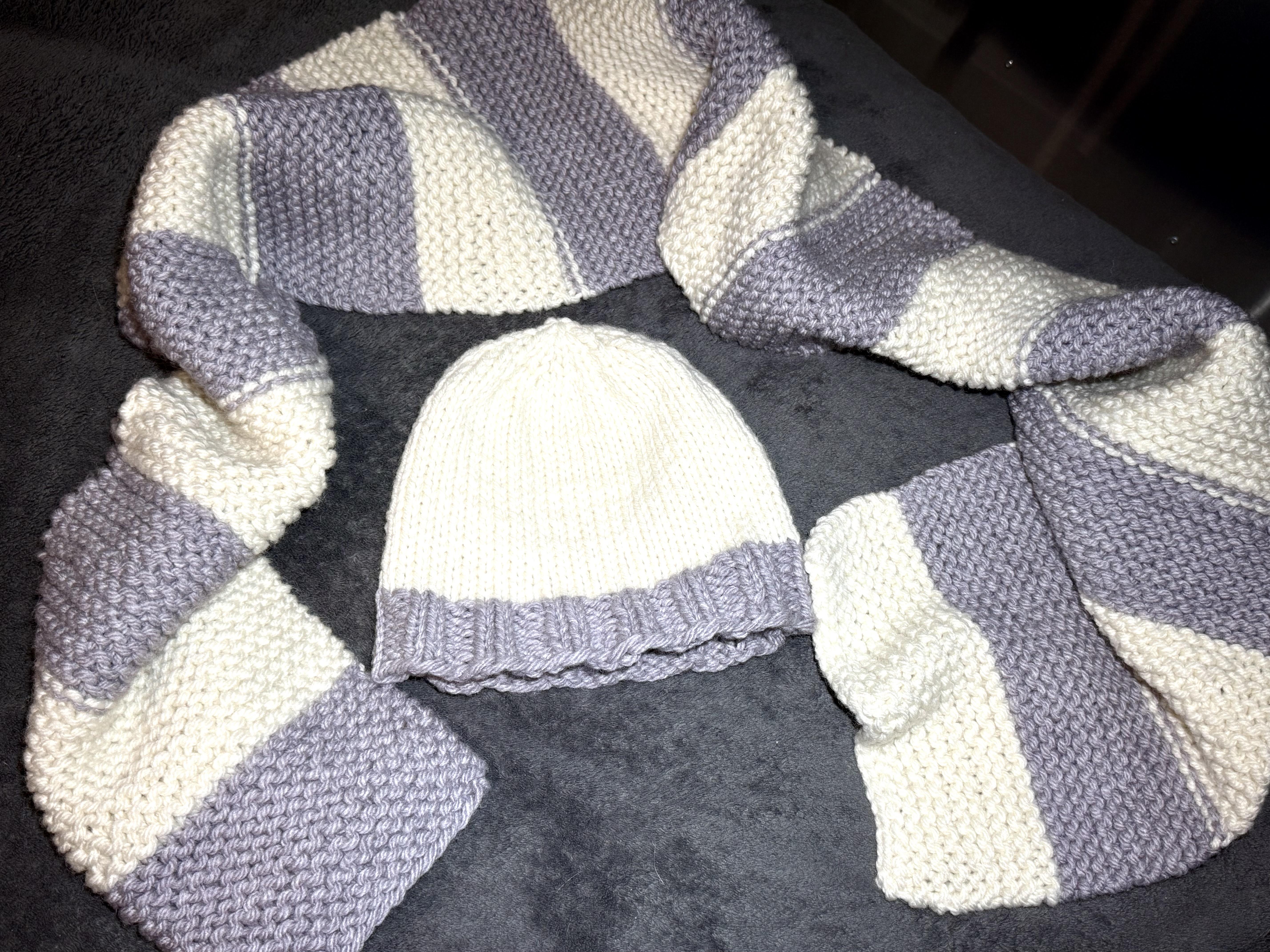 My scarf and hat - student project