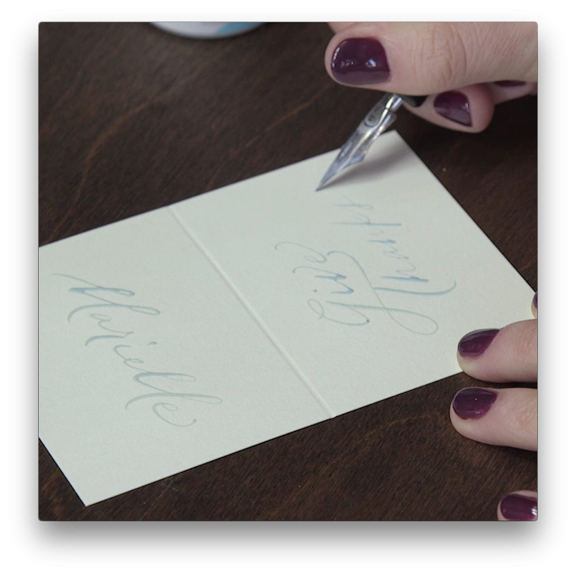 The Magic Ink Effect Crafting Creative Place Cards Using Watercolor Skillshare