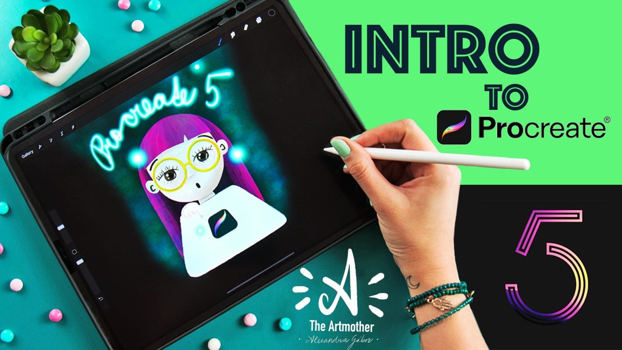 Intro To Procreate 5 - Create a Glowing Animated Illustration, The  Artmother