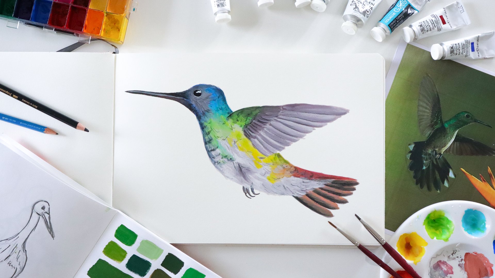 Watercolour vs Gouache vs Acrylic: What's the Difference? – Etchr Lab