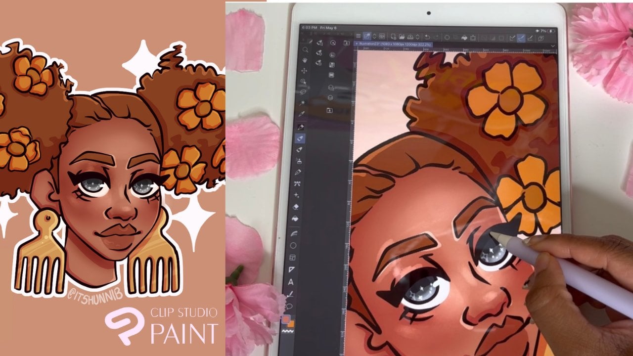 CLIP Studio Paint】Anime Skin Tutorial 