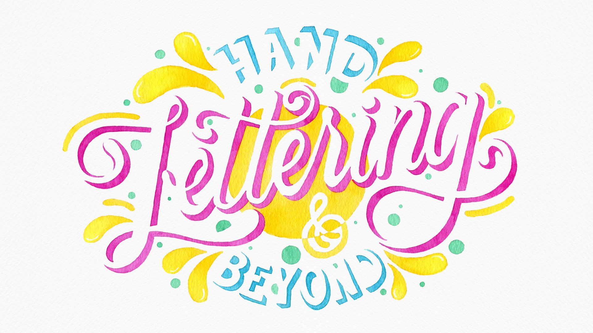 5 Plantillas lettering PDF gratis - Pintar Con Acuarelas