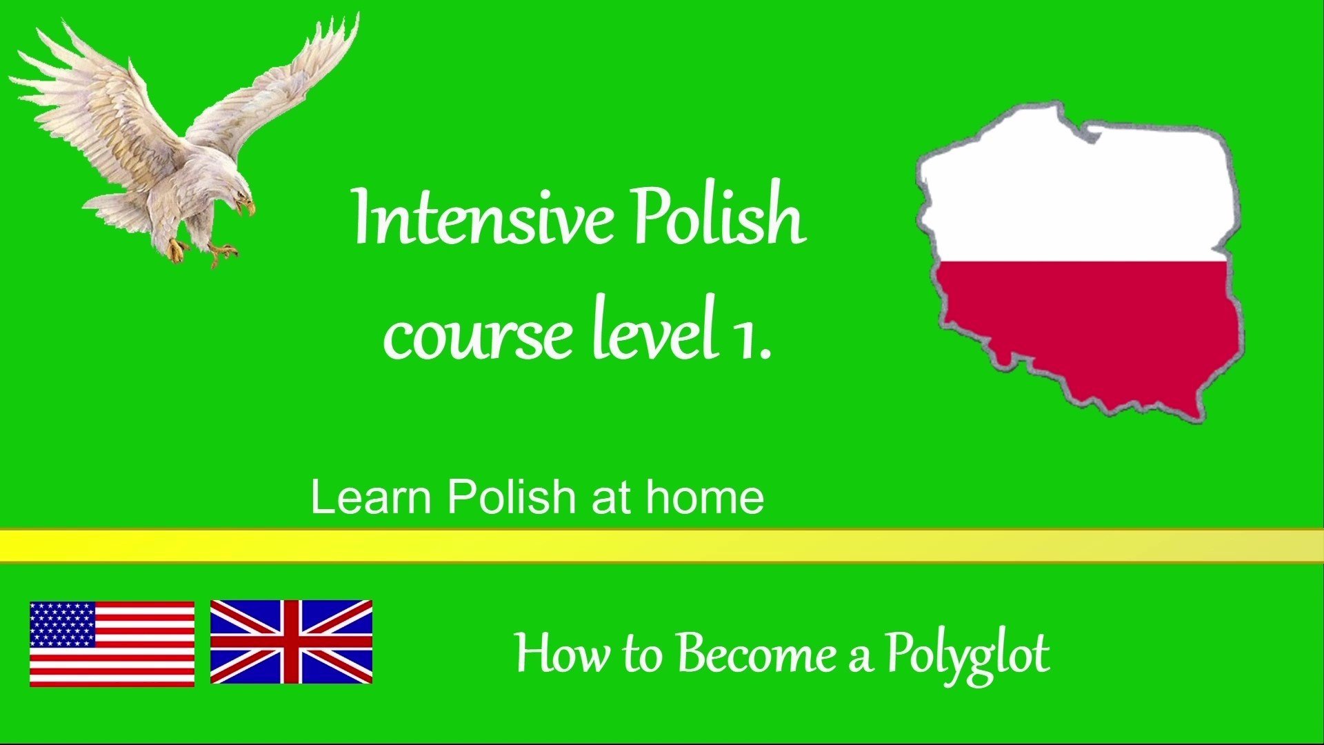 Intensive Polish Course. Level 1. Learn how to learn a language