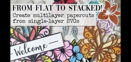 From Flat to Stacked! Create Multilayered Papercuts from Single-Layer SVG Files
