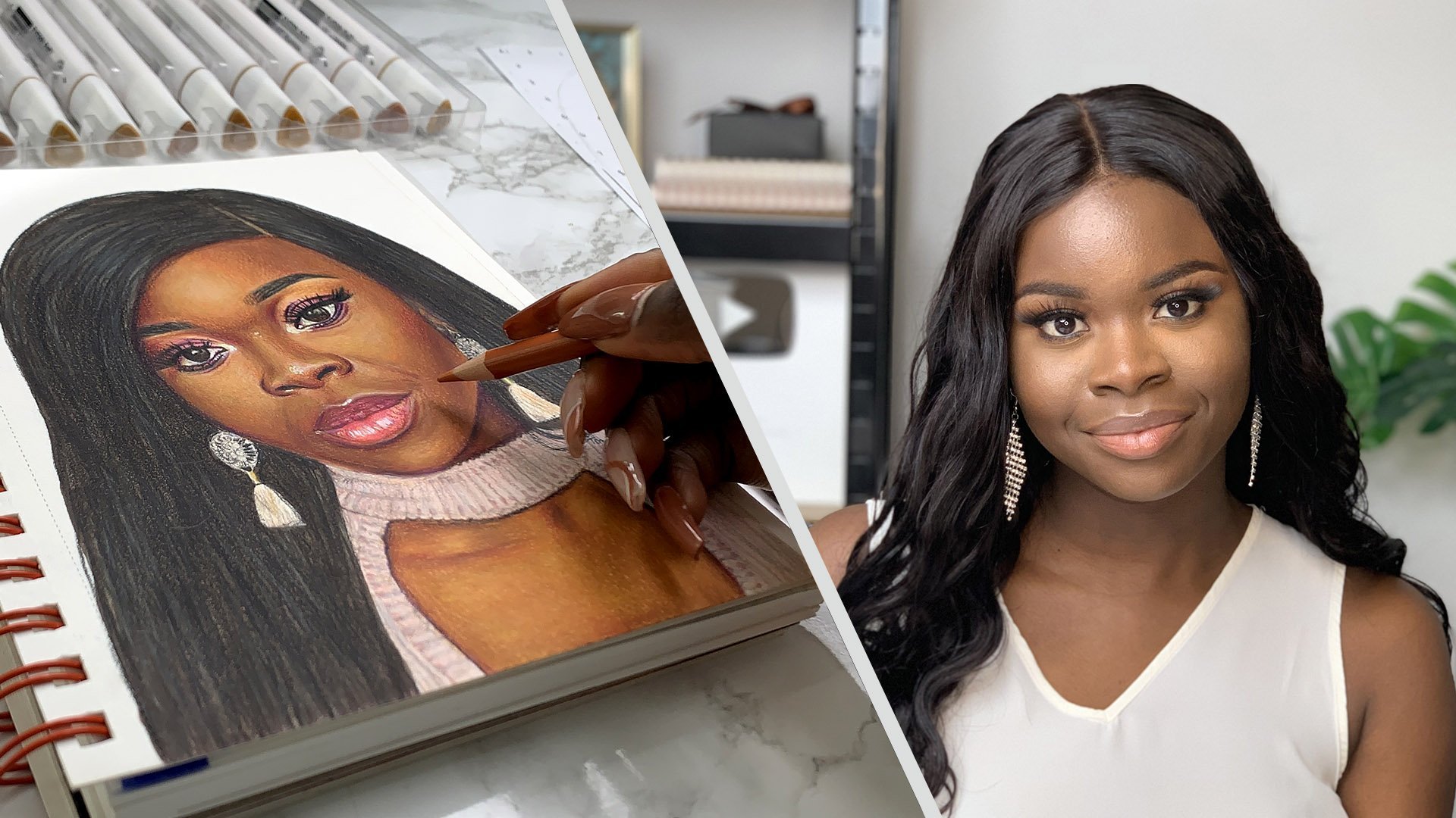 Coloured Pencil Drawing Fundamentals: Create A Realistic Portrait, Temi  Danso