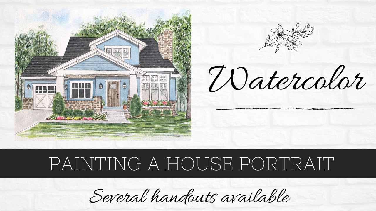 Old Stone Cottage: Line And Wash Watercolor Tutorial