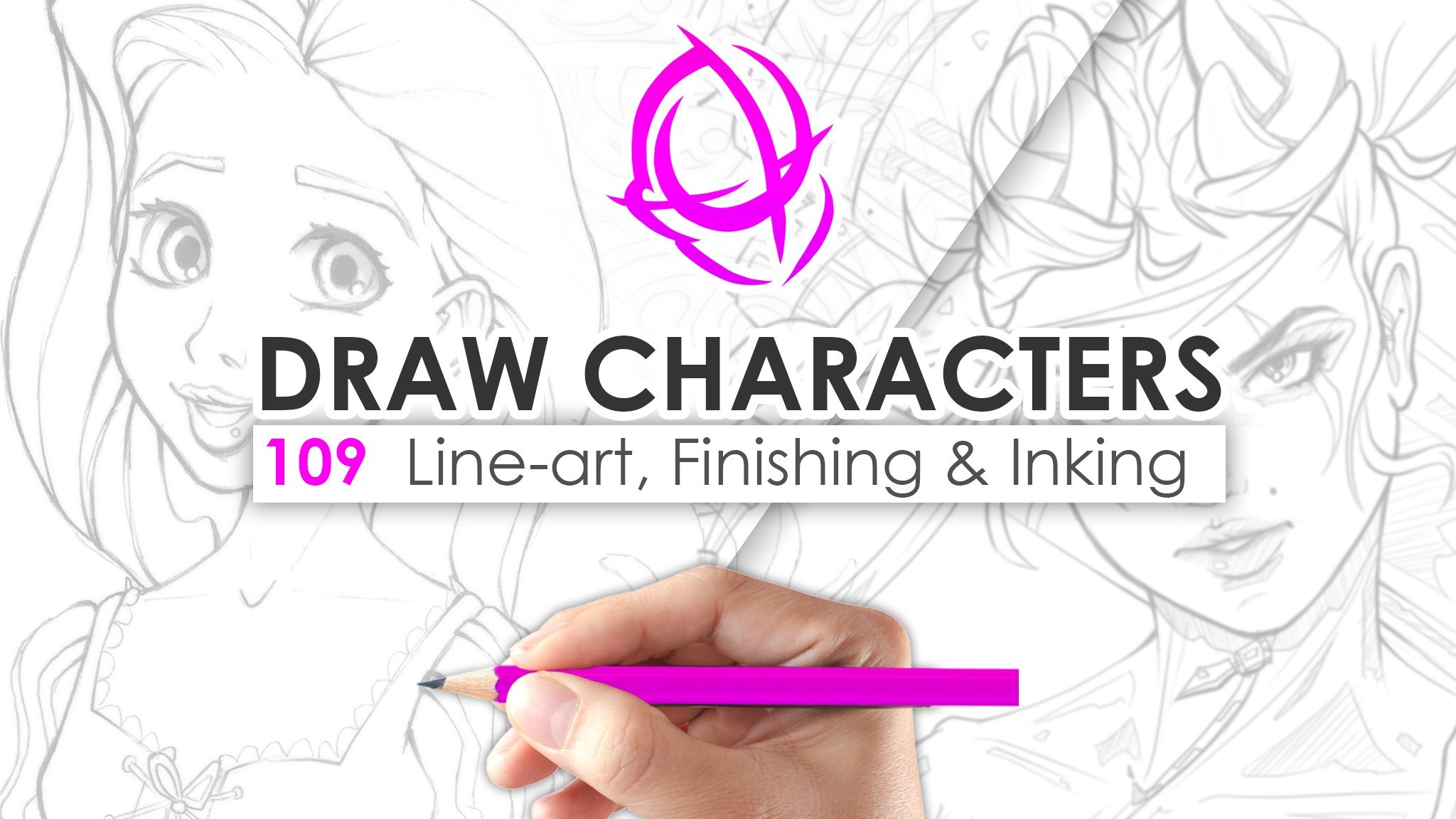 Inking/Lineart Tutorial - Tips for Smooth and Interesting Lines 