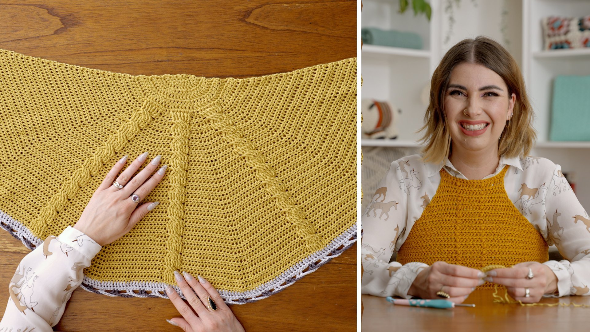 Artistry in Crochet: Create a Half-Circle Shawl