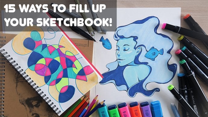 SKETCHBOOK FOR GIRLS (EXTRA LARGE DOODLE DRAWING By Creative