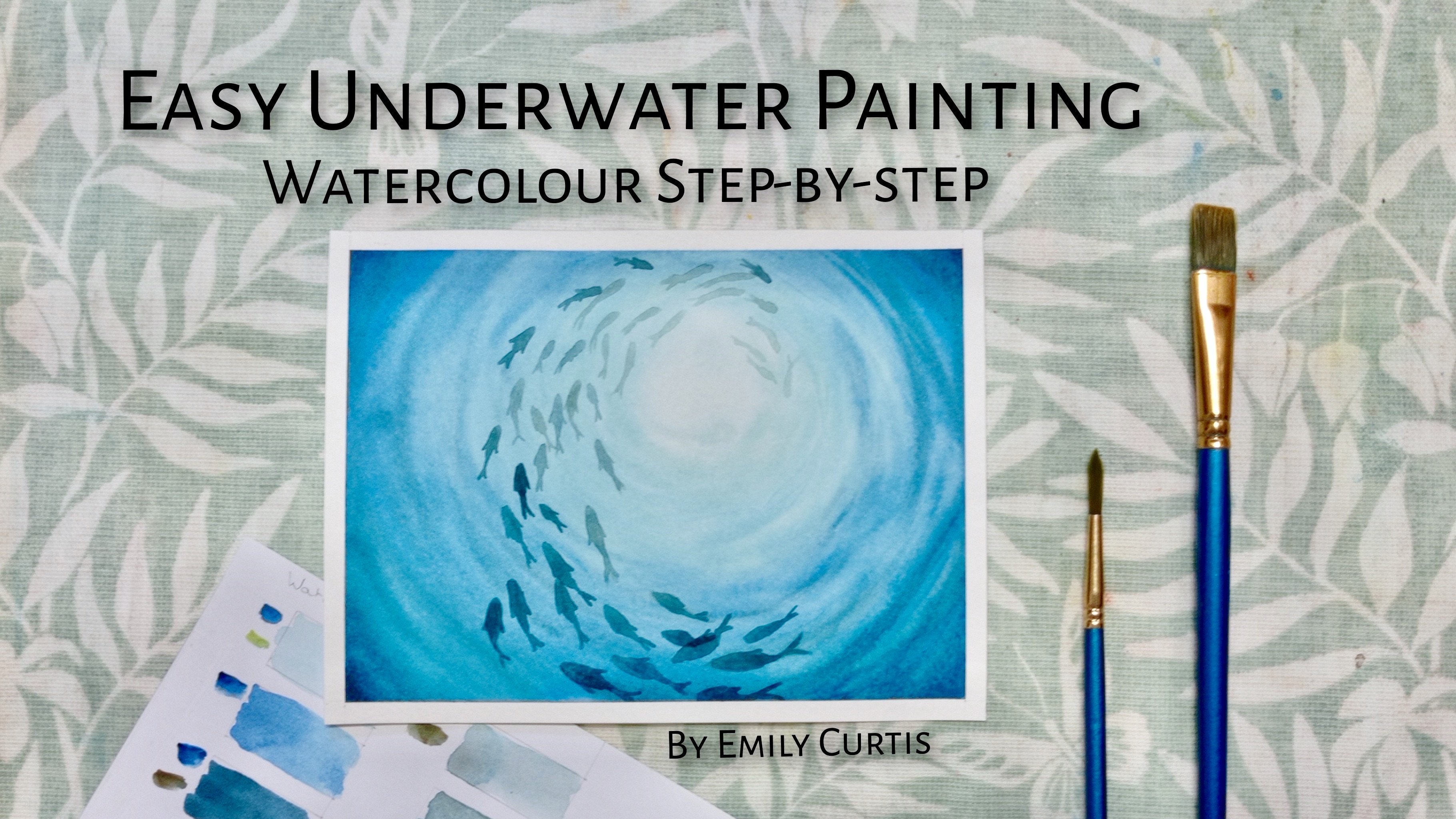 easy underwater paintings